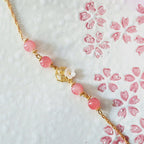 Bracelet Sakura en Perles Roses