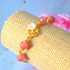 Bracelet Sakura en Perles Roses