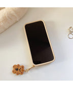 Coque de Téléphone en Silicone Marron Ours 3D