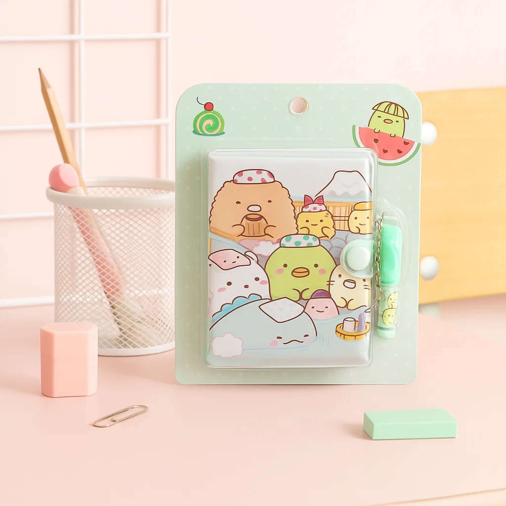 Carnet Sumikko Gurashi avec Mini Stylo
