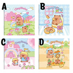 Carnet Coloré à Motifs Capybara