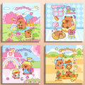 Carnet Coloré à Motifs Capybara