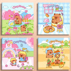 Carnet Coloré à Motifs Capybara