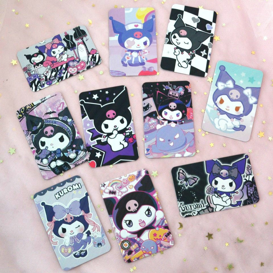 Lot de 5 Cartes Kuromi à Collectionner