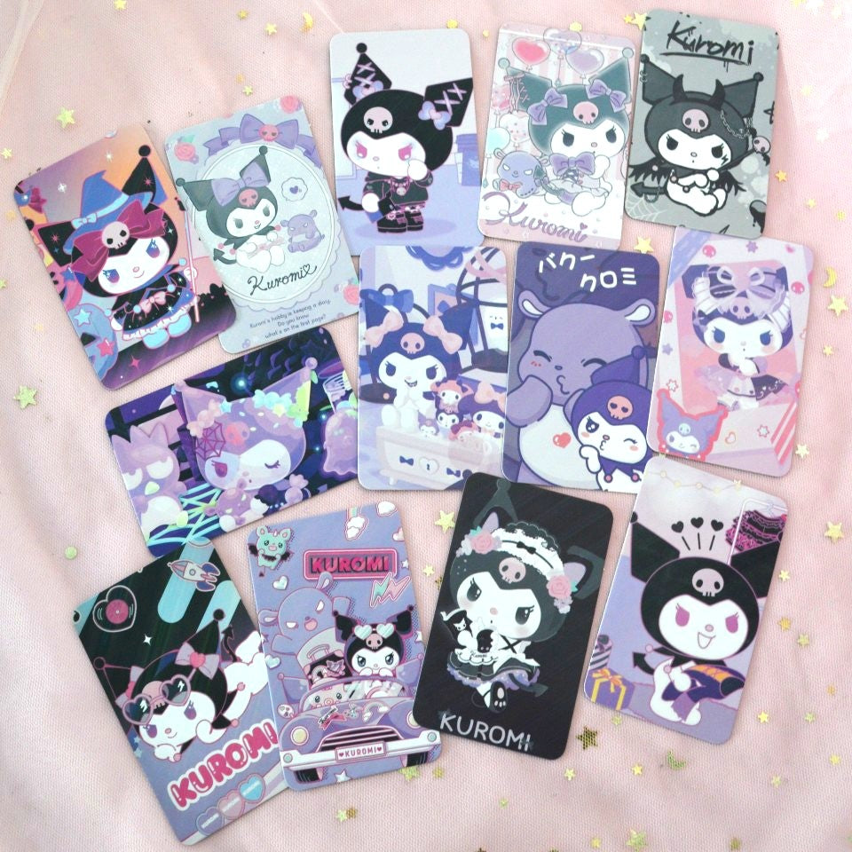 Lot de 5 Cartes Kuromi à Collectionner