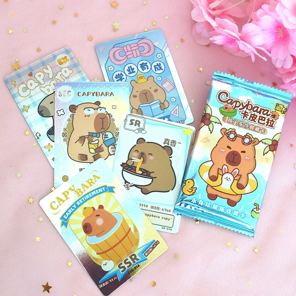 Lot Kawaii d'Accessoires Capybara Adorables