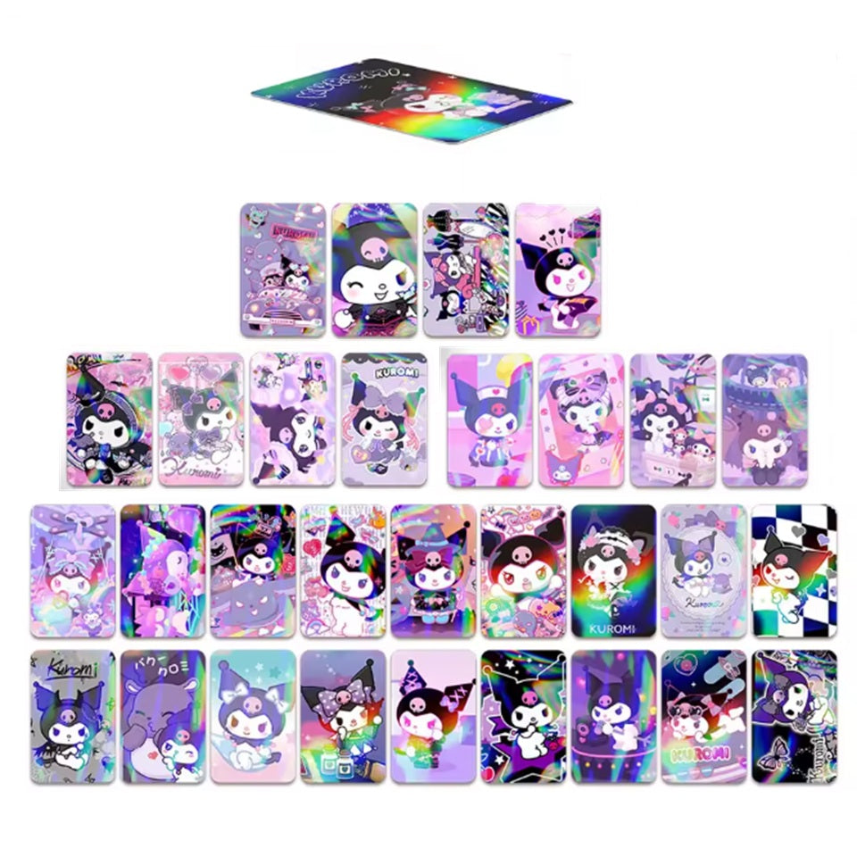 Lot de 5 Cartes Kuromi à Collectionner