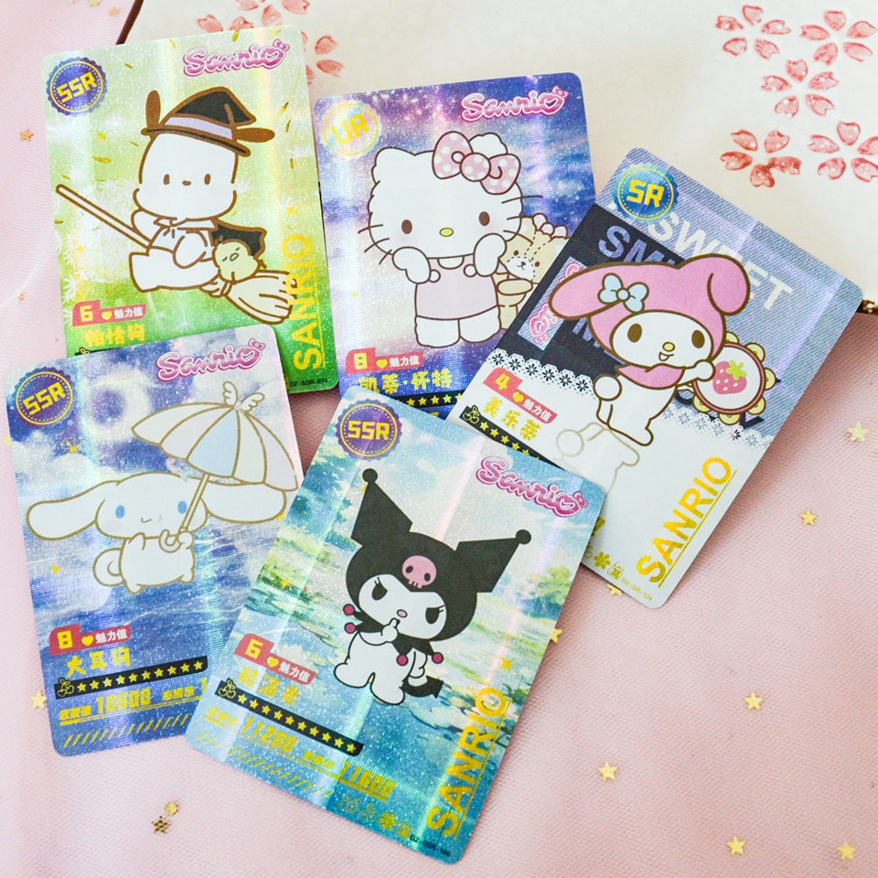 Cartes Mystères Sanrio par 5 ✨