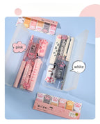 Set de Papeterie Kawaii à Motifs Pattes de Chat