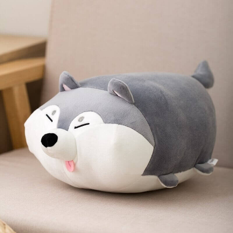 chauffe-mains Shiba Inu gris