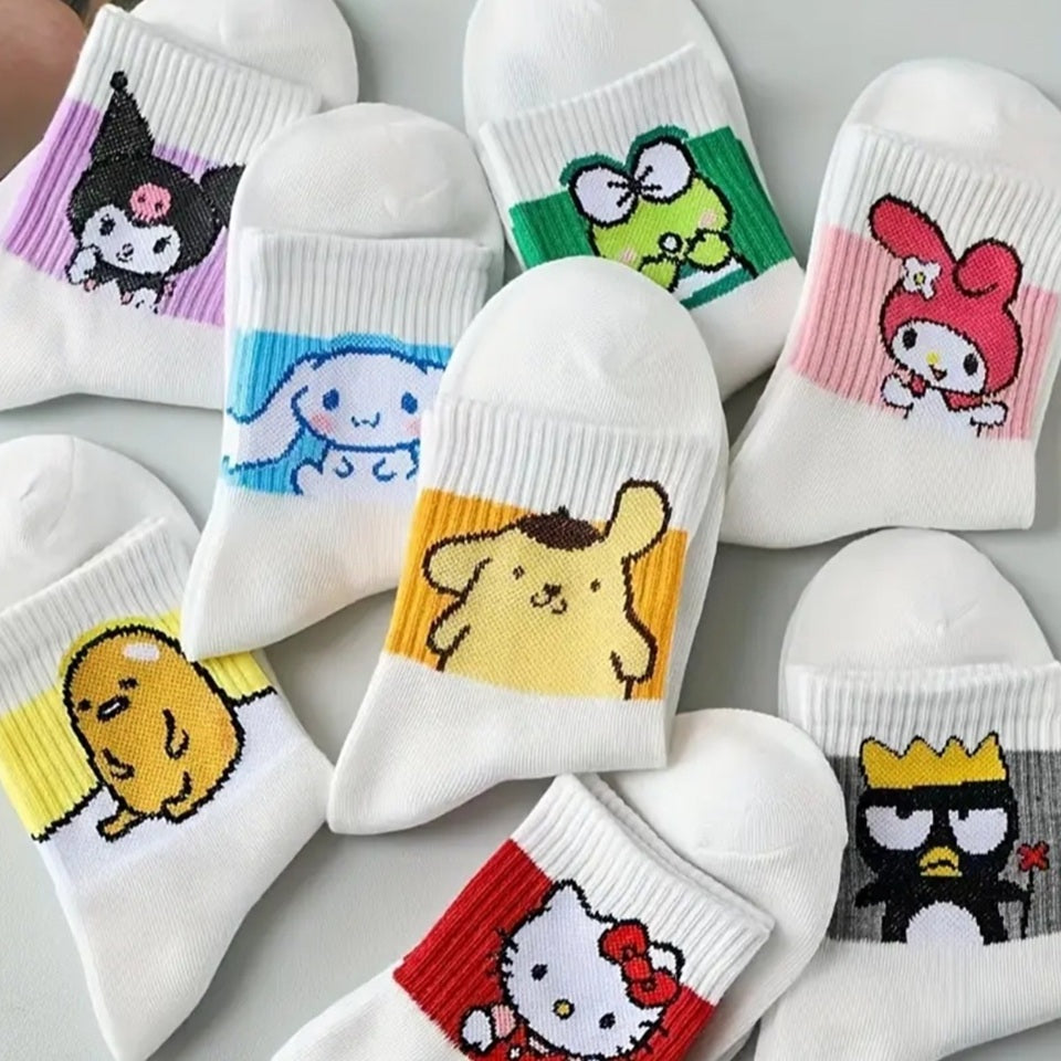 Chaussettes Blanches Sanrio Douces