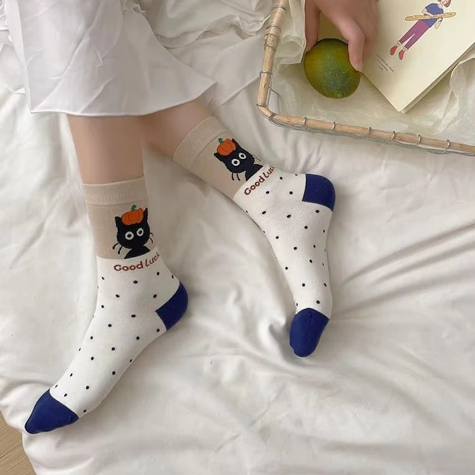 Chaussettes de Chat Noir