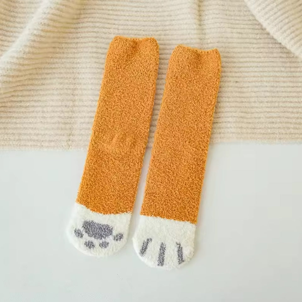 Chaussettes Pilou Motif Chat