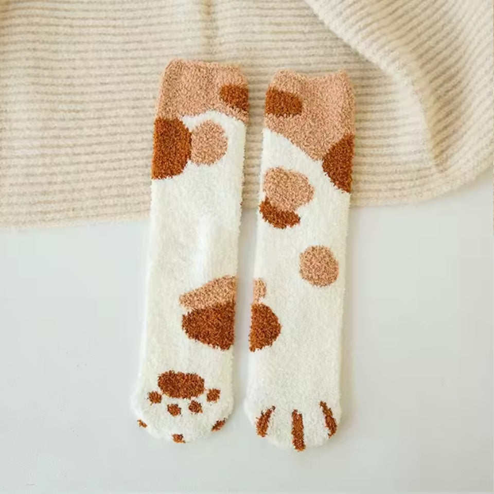 Chaussettes Pilou Motif Chat