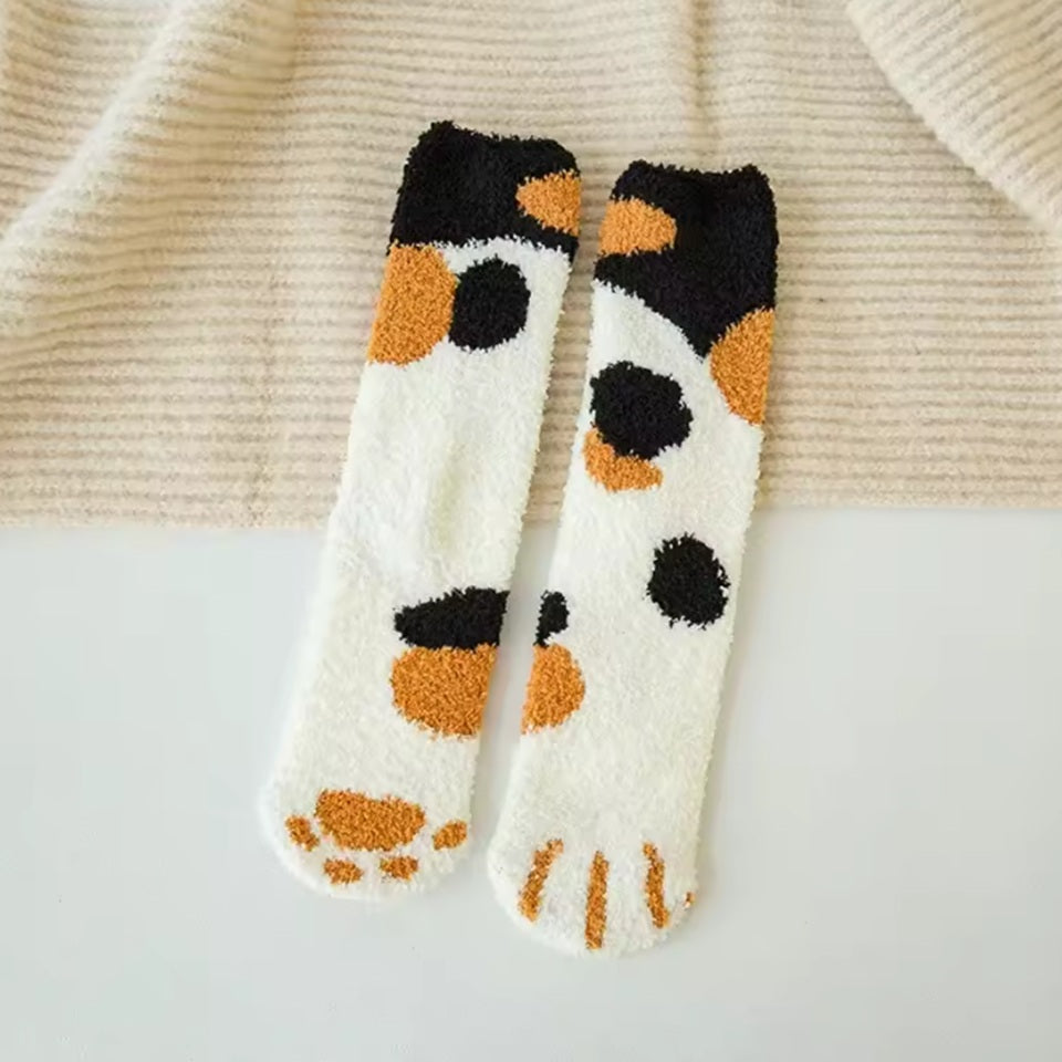 Chaussettes Pilou Motif Chat
