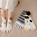Chaussettes Pilou Motif Chat