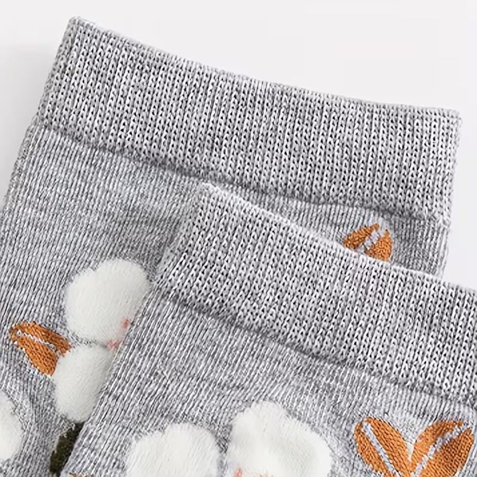 Chaussettes à Motif Fleur d'Hibiscus