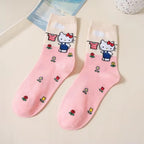 Chaussettes Cartoon Kawaii Sanrio Multicolores
