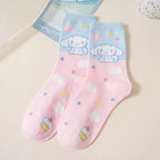Chaussettes Cartoon Kawaii Sanrio Multicolores