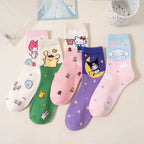 Chaussettes Cartoon Kawaii Sanrio Multicolores