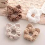 Chouchou Fluffy aux Oreilles de Chat