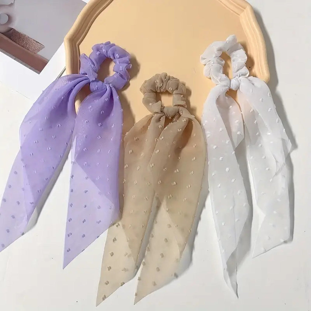 Chouchou en Foulard à Broderies