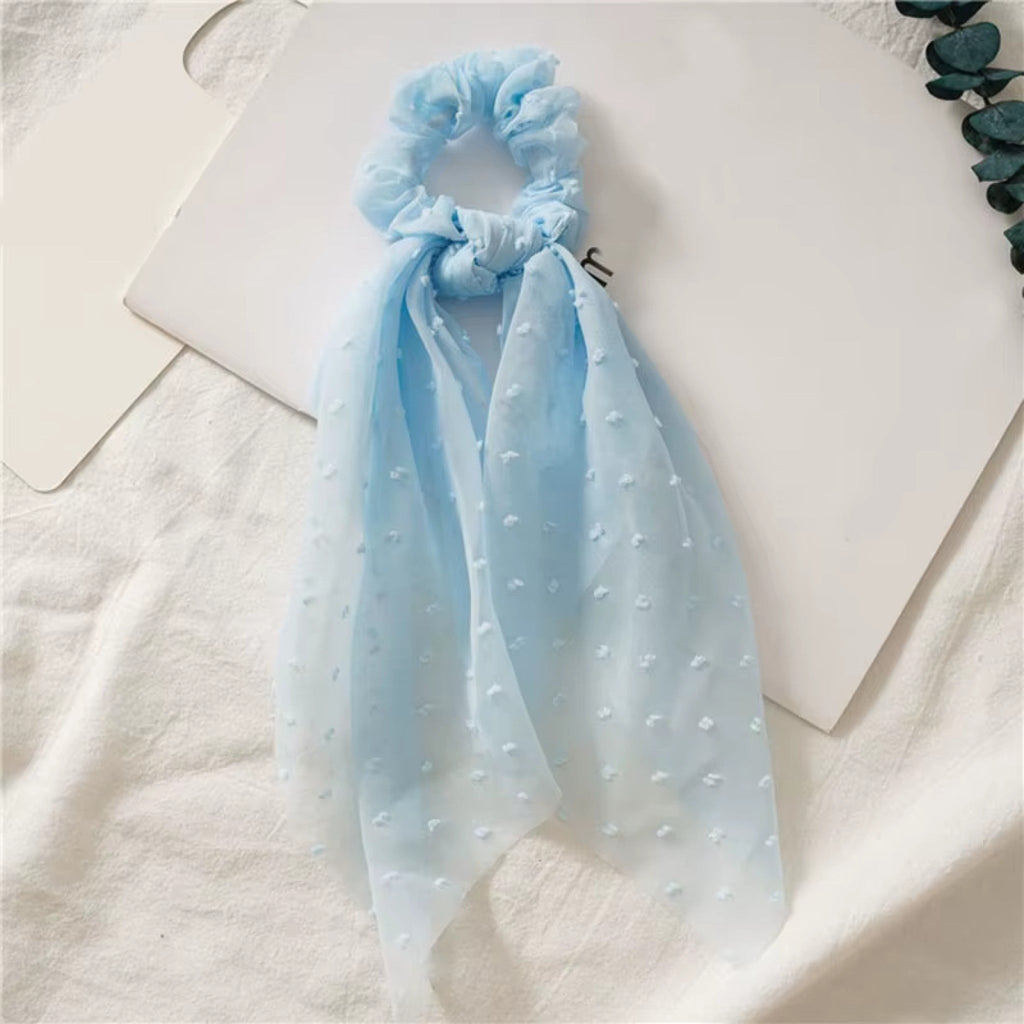 Chouchou en Foulard à Broderies