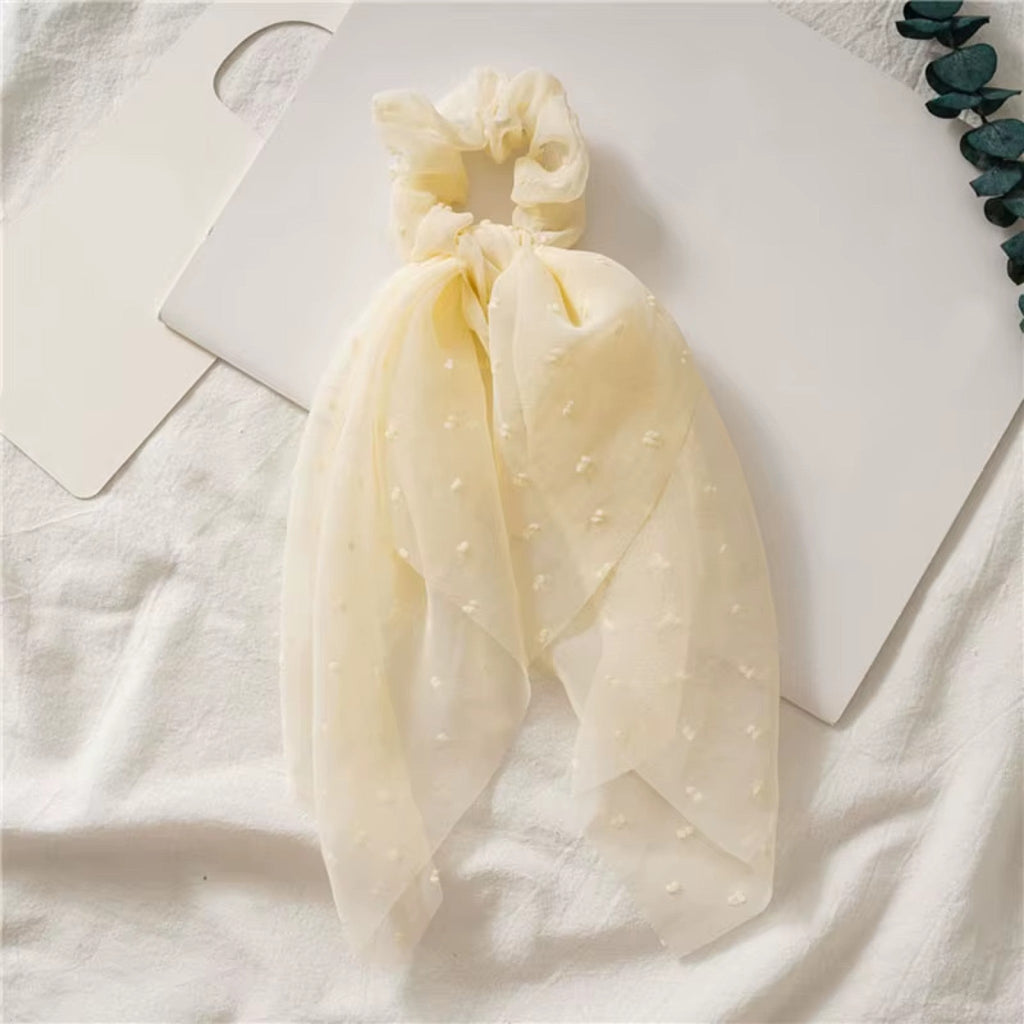 Chouchou en Foulard à Broderies