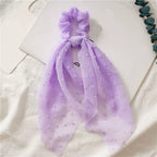 Chouchou en Foulard à Broderies