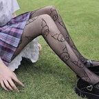 Collants en Résille Motif Kuromi