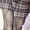 Collants en Résille Motif Kuromi