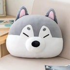 Coussin Shiba Inu gris