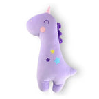 Coussin en Peluche Licorne Mauve à Étoiles