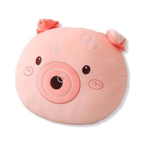 coussin cochon kawaii calin