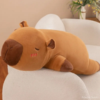 Peluche Capybara Douce Marron Clair