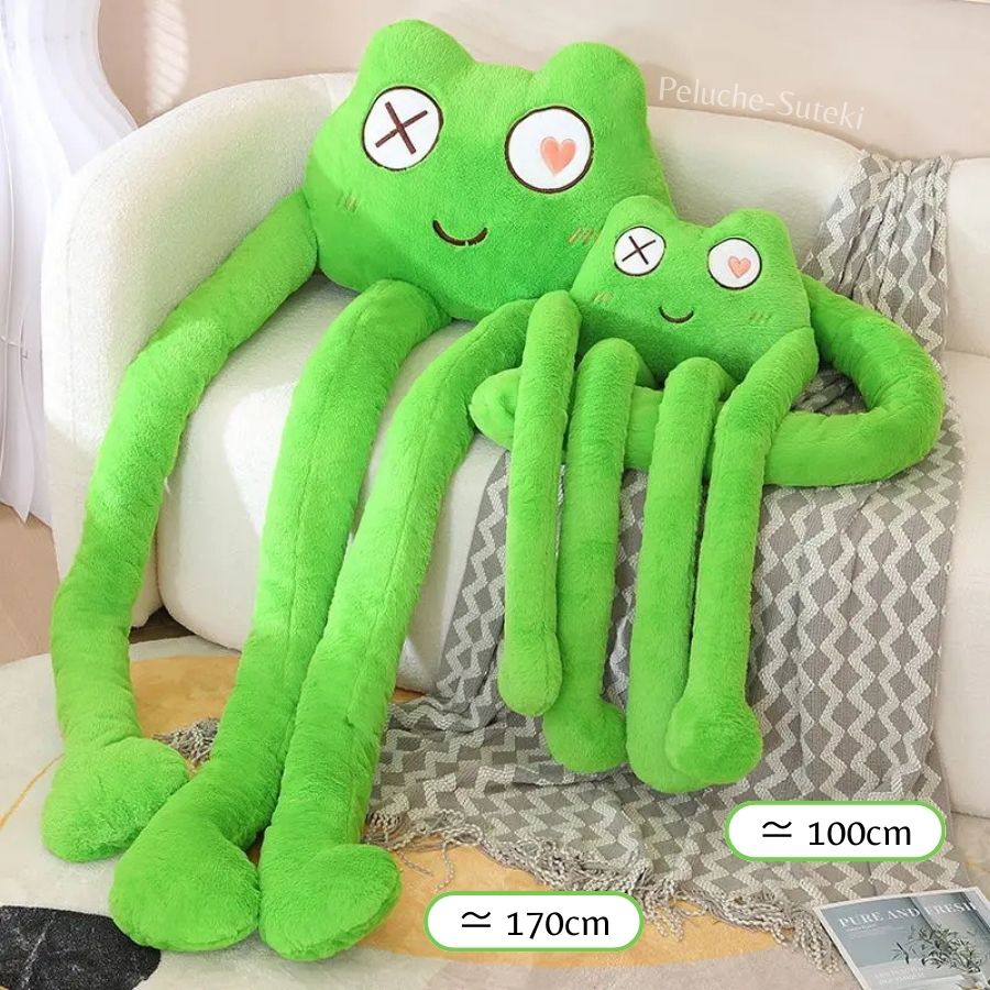 Peluche Créature Rose Poudré à Longues Pattes