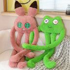Peluche Créature Rose Poudré à Longues Pattes
