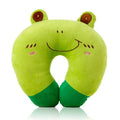 Oreiller de Cou en Peluche Grenouille Verte