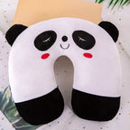 Coussin de Nuque en Peluche Panda Souriant