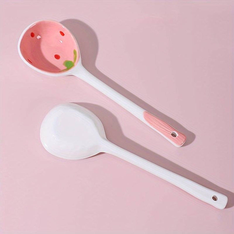 Cuillère en Céramique Fraise