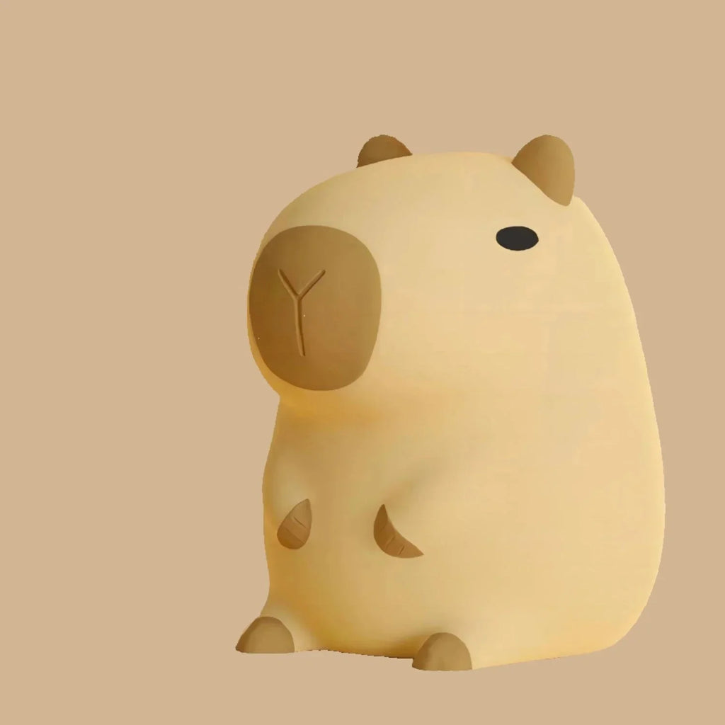 Peluche de Capybara Kawaii Beige