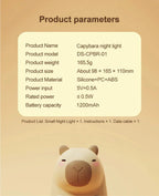 Peluche de Capybara Kawaii Beige