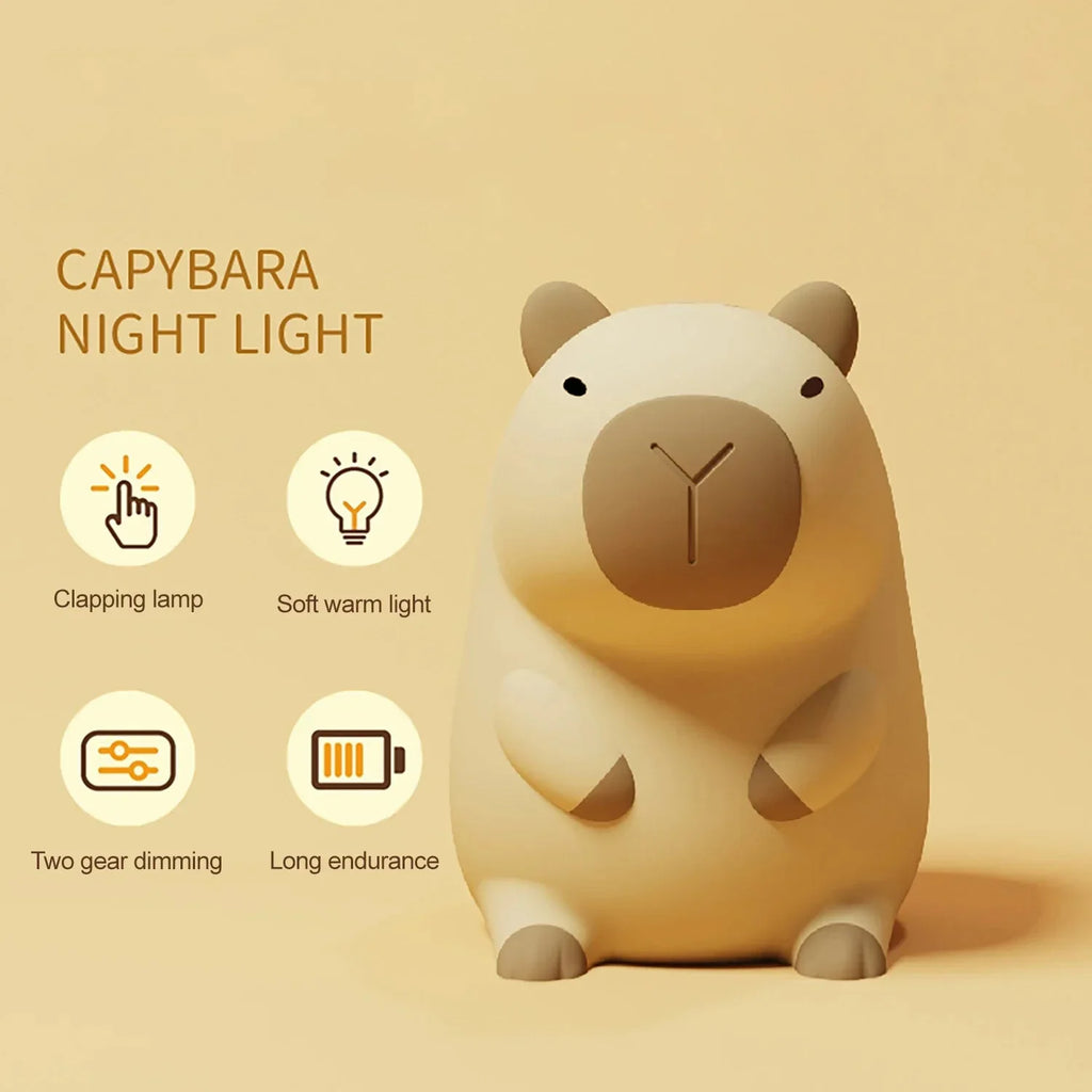 Peluche de Capybara Kawaii Beige