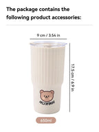 Tasse à café portable Dear Bear - Câlin Kawaii