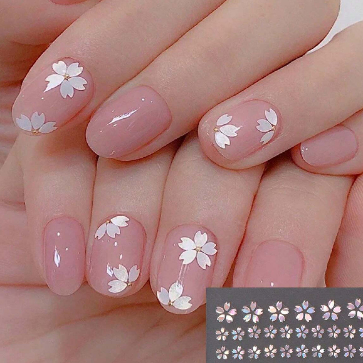 Vernis Nail Art Sakura Holographique