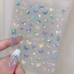 Stickers de Nail Art aux Papillons Colorés