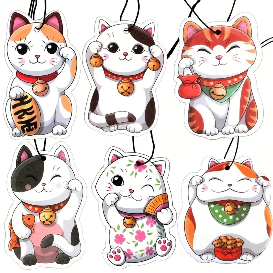 Désodorisant à suspendre Maneki Neko Chat
