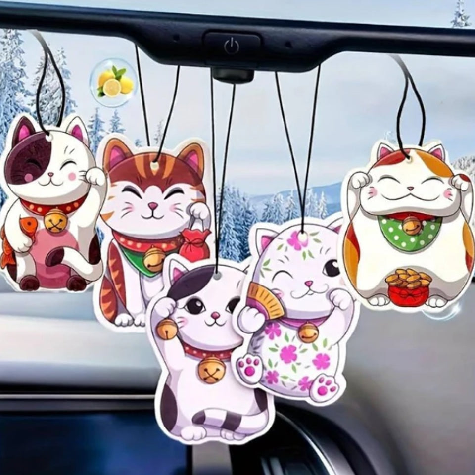 Désodorisant à suspendre Maneki Neko Chat