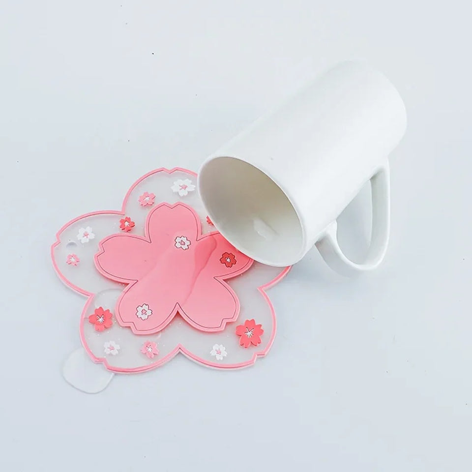 Dessous de Verre Fleur de Sakura Rose