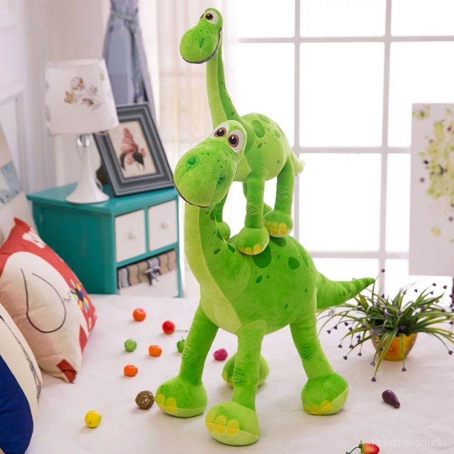 Peluche Dinosaure Verte Arlo à Long Cou